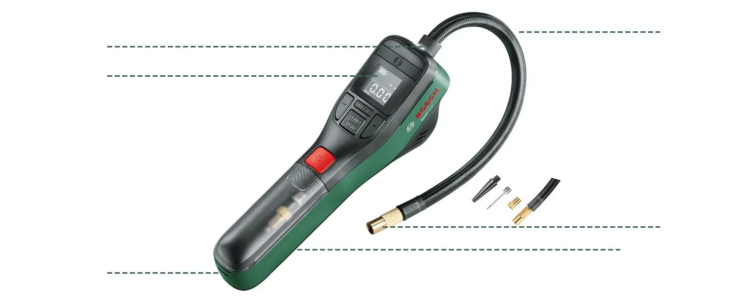 Tyre inflator Argos shopping options compared with the Bosch EasyPump